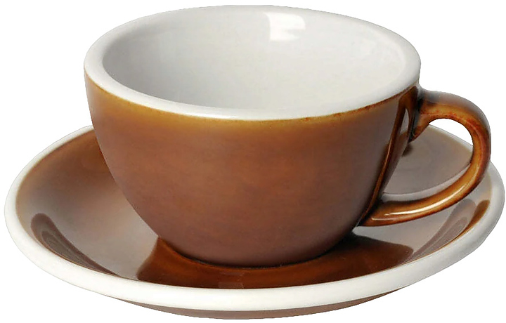 Кофейная пара Loveramics Egg Cappuccino C088-74BCA/C088-75BCA 200 мл, карамель (caramel)
