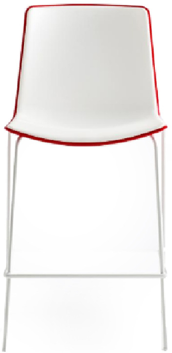 Стул барный Pedrali TWEET 892/BI белый, nero