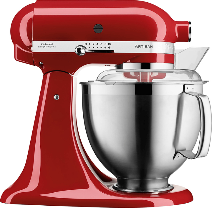 Миксер планетарный KitchenAid Artisan 5KSM185PSEER 4,8 л красный