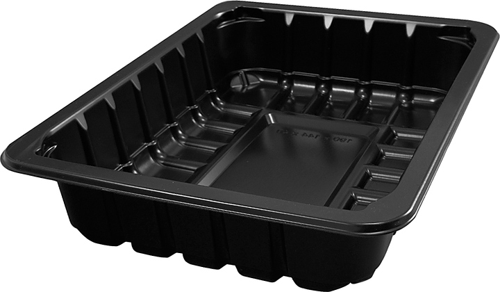 Контейнер под запайку VASSILII 210х148х47 мм 850 мл чер. 1х400