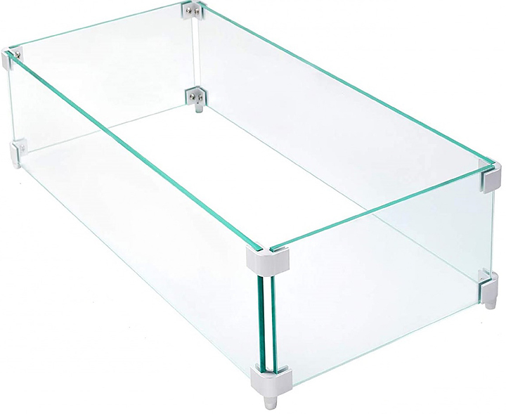 Экран ветрозащитный Karma для стола-камина INFINITY MAX PB