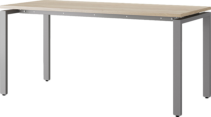 Стол компьютерный КОБОР КP-160/70 aluminum/natural