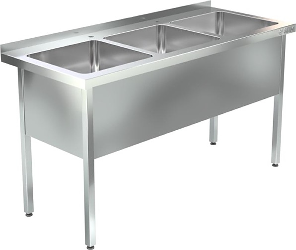 Ванна моечная Assum ВМЦ-П3-3/400 Н (1600х600х850)