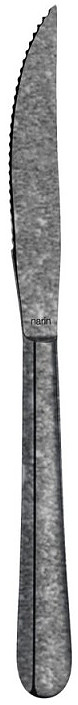Нож для стейка Narin 202169 Epsilon retro 22.5 см (материал нерж. сталь, Stonewashed состаренное покрытие)