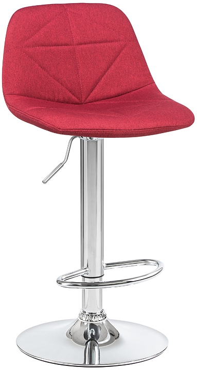 Стул барный DOBRIN 2035-LM DINA (бордовый, хром)