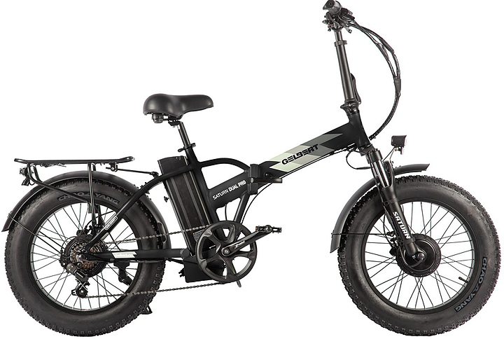 Электровелосипед GELBERT Saturn Dual PRO черный