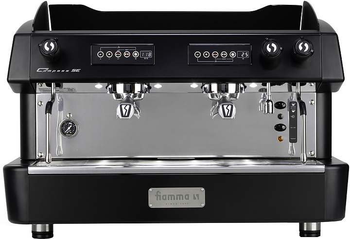 Кофемашина FIAMMA Compass 2 SЕ TС Black (автомат, 2 группы)
