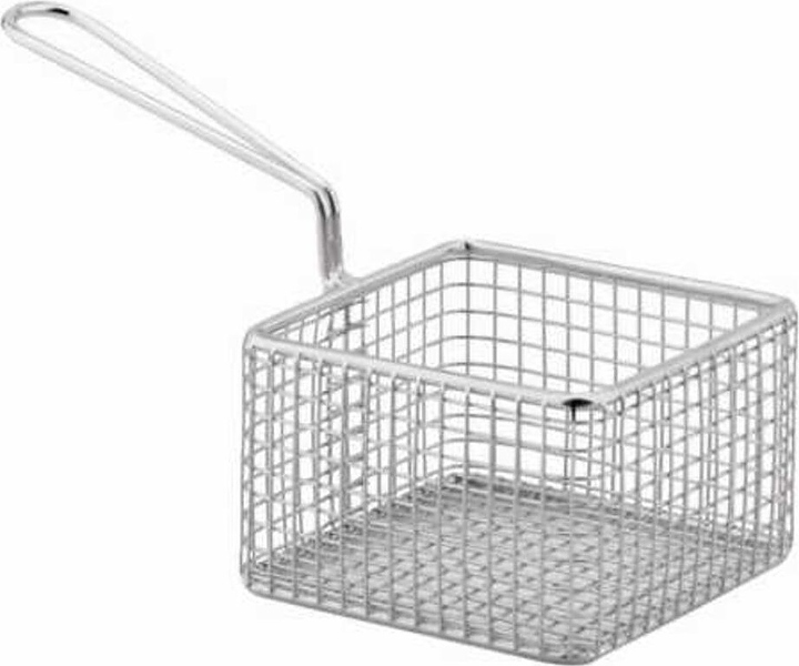 Корзинка для подачи Sunnex MCWW-1010 9,5х9,5 см h=6 см (нерж. сталь)