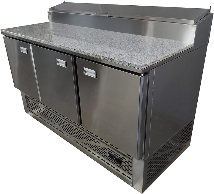 Стол для пиццы ЦМИ СХПц(1/3)К-3Д-148/70