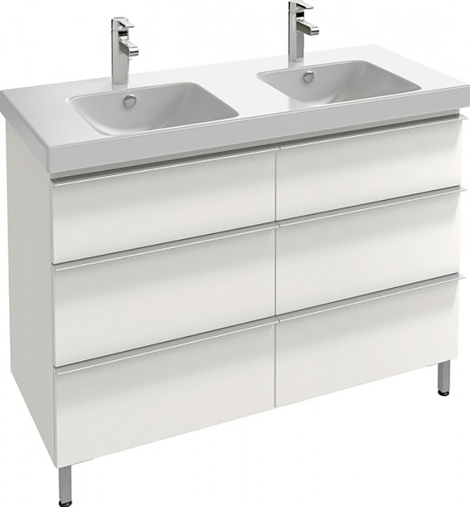 Тумба Jacob Delafon ODEON UP EB995-N18 117 см, белая блестящая