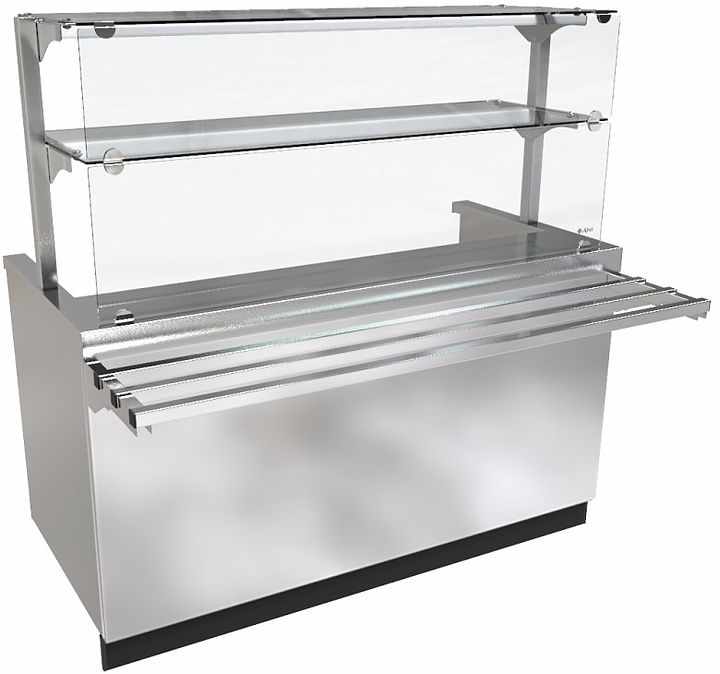 Прилавок-мармит Abat ПМЭС-70Е-03 для первых блюд нерж.