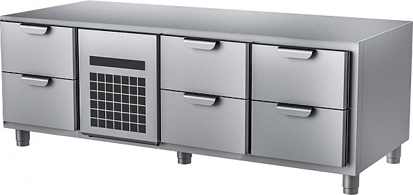 Стол холодильный HappyChef TC L 2-CR-2-2 без столешницы