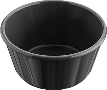 Соусник Gastroplast GS-08 130 мл d=85 мм h=45 мм (поликарбонат) черный