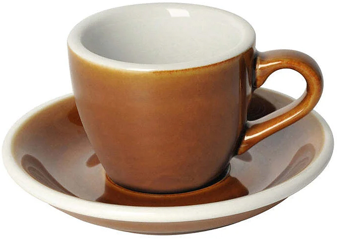 Пара кофейная Loveramics Egg 80-86BCA/87BCA 80 мл, карамель