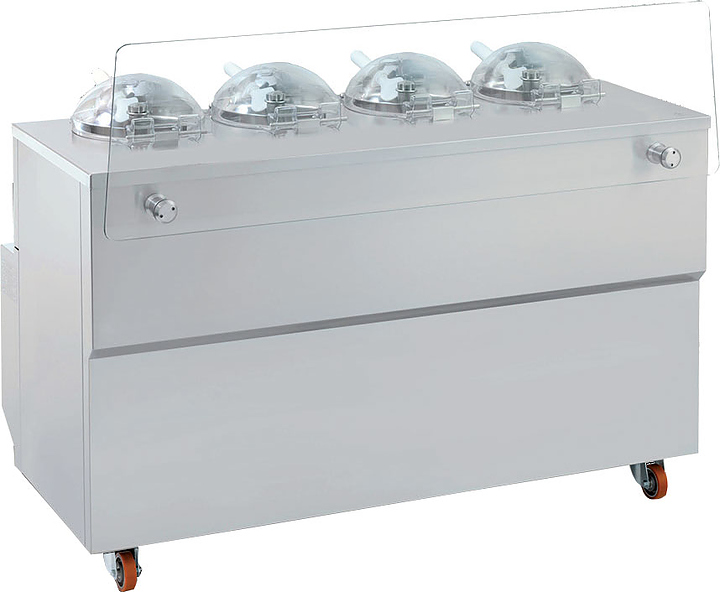 Фризер-витрина для мороженого Frigomat GX4 W 220В (встраиваемая)