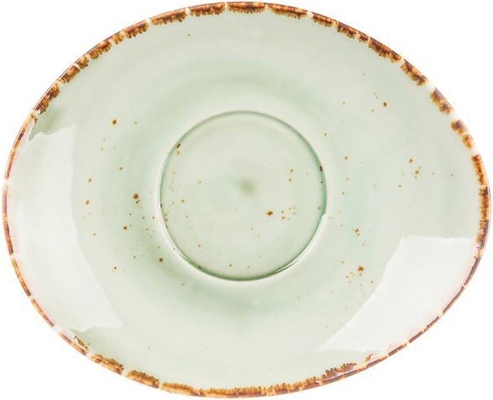 Блюдце для бульонницы P.L. Proff Cuisine Organica Green 81223076 185х150 мм