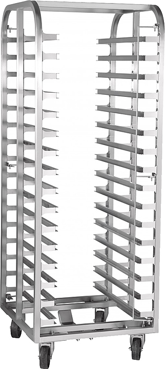 Тележка-шпилька вкатная Abat ТШГ-16-01 для расстоечного шкафа ШРТ‑16 и и ротационных печей РПШ-16-2/1