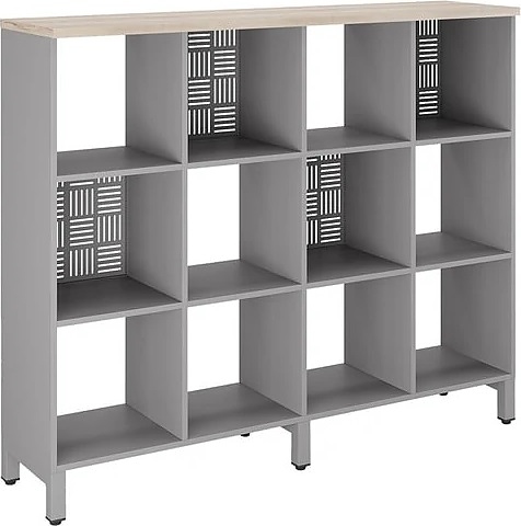 Стеллажная система КОБОР SQ-3Х4 aluminum/natural