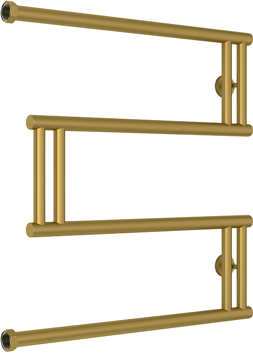 Полотенцесушитель водяной Сунержа High-Tech model "М" 60x60 см матовое золото