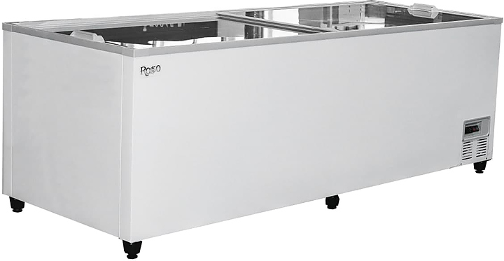 Ларь-бонета морозильная Rosso 250 HT/CT (RAL 9016) с корзинами