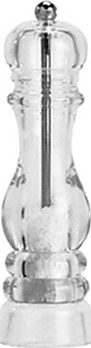 Мельница для соли Paderno 42728-22, 67х220 мм, акрил / нержавеющая сталь, прозрачная