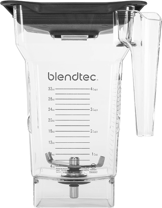 Набор из 2 стаканов Blendtec 2 Fourside Jar, Soft Lid, прозрачные, с мягкими крышками