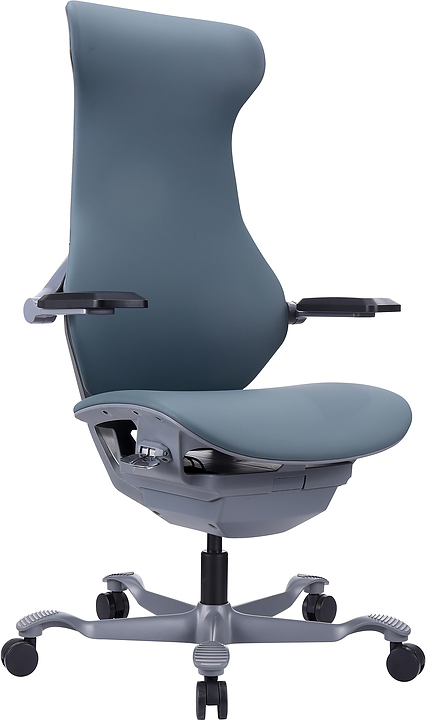 Кресло Everprof Atom экокожа, серое