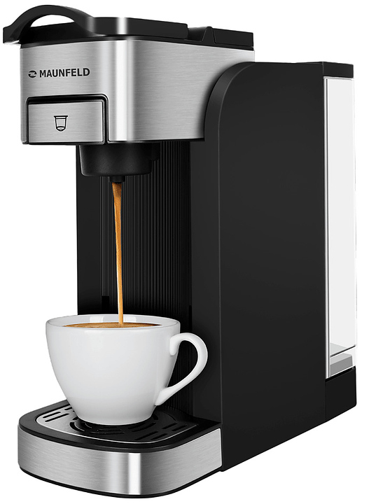Кофеварка капсульного типа Maunfeld 2в1 MCCM-CM827BL 1.5 л 1450 Вт черный