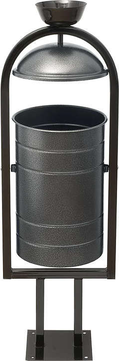 Урна для мусора ТАРА.РУ УСП 20 серый антик