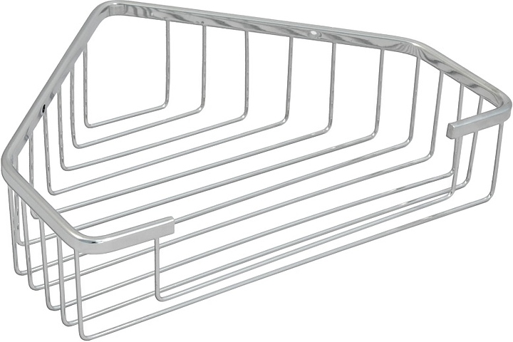 Полка Puff Solinne 11083 Base решетчатая угловая (нерж. сталь) хром