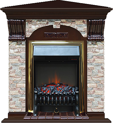 Камин Glenrich Арочный Fobos BR ГЦ дуб 46 угловой