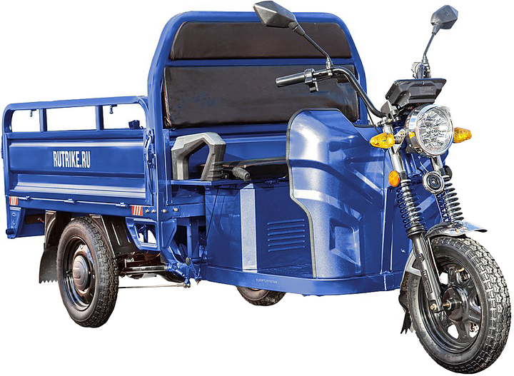 Электроцикл грузовой Rutrike Мастер 1500 темно-синий матовый