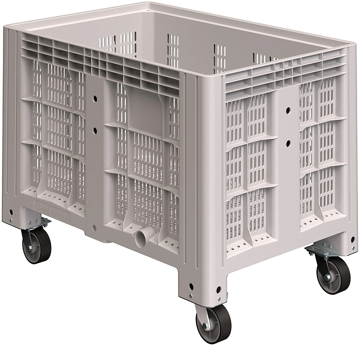 Контейнер iPlast Контейнер iPlast iBOX 11.602 1200х800х920 мм на колесах, перфорированный