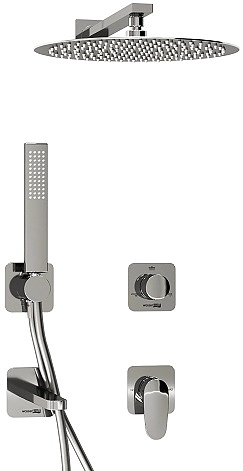 Встраиваемый комплект для ванны Wasserkraft Weida 3100 A3151.269.270.090.116.271.087.103 хром, никель