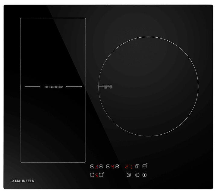 Варочная панель Maunfeld CVI593BBK 6500 Вт 590х520х58 мм индукционная, черный