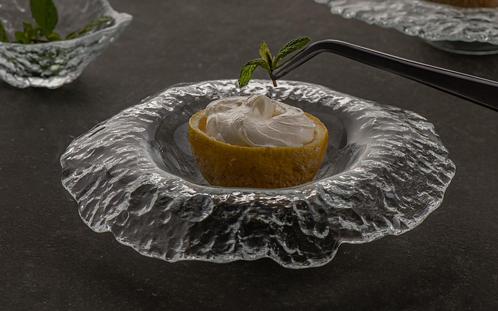 Тарелка для пасты ArdaCam Io ARD 2276.1 d=25 см h=5 см (стекло)