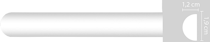 Молдинг гладкий Decomaster A034 (19x12x2000 мм)