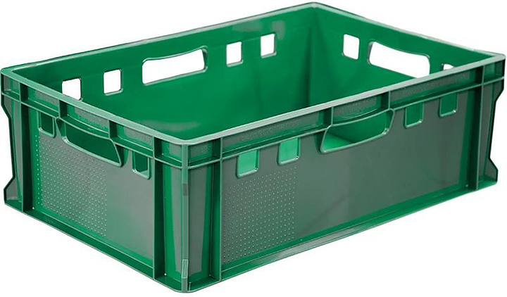 Ящик для мяса ТАРА.РУ 207-P 600х400х200 мм зеленый