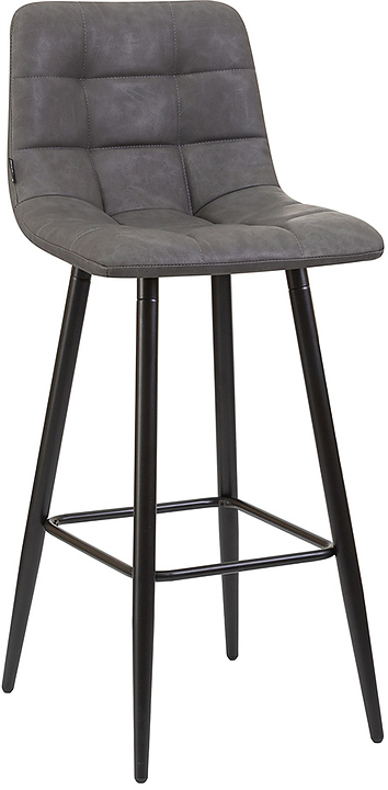 Стул барный DOBRIN 8078-LML NICOLE (серый антрацит, черный)