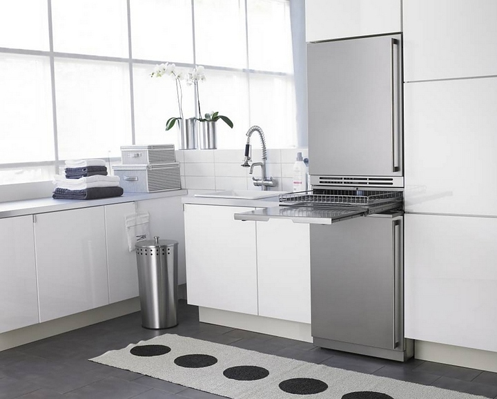 Выдвижная полка с корзиной для белья ASKO HDB 115 W