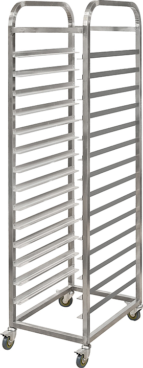 Тележка-шпилька для противней Luxstahl ТШГ-12 (600x400) нерж.