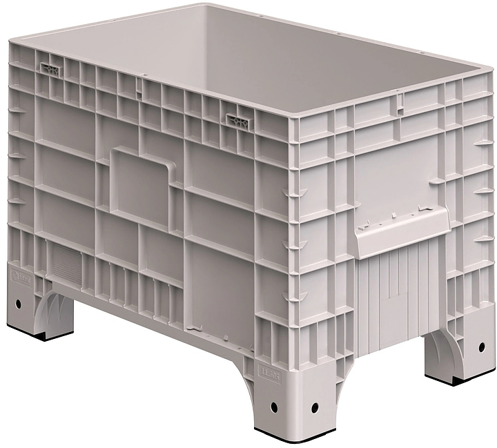 Контейнер iPlast iBOX 11.605 1020х640х675 мм на ножках, сплошной