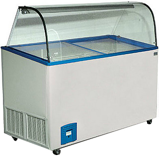 Витрина для мороженого CRYSTAL VENUS 56 VITRINE (CURVED) гнутое стекло