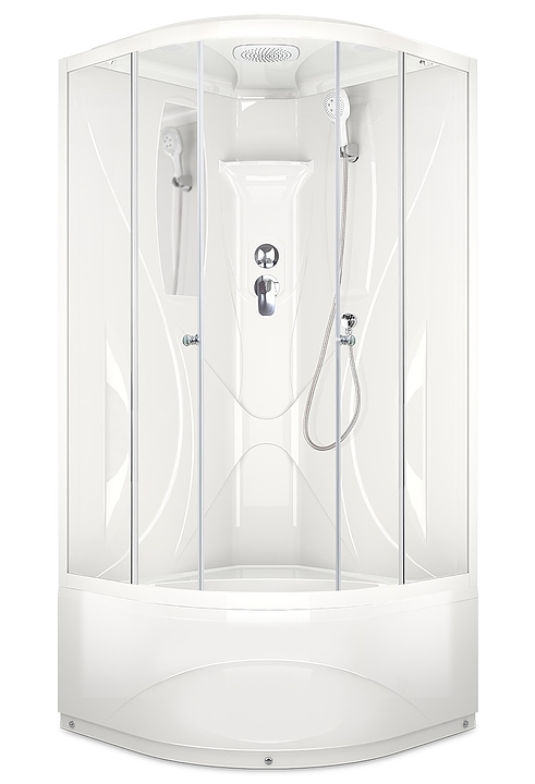 Душевая кабина Domani-Spa Elegance high DS01E99HACl00 90х90 см