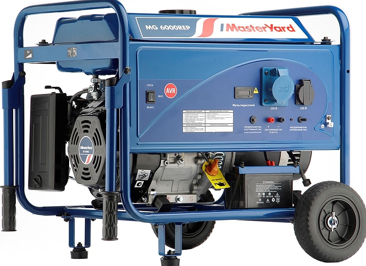 Генератор бензиновый MasterYard MG 6000REP