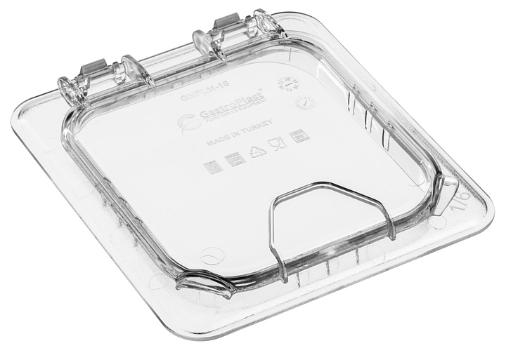 Крышка для гастроемкости Gastroplast 79519 GN 1/6 (176х162 мм) поликарбонат, прозрачная