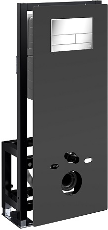 Система инсталляции для подвесного унитаза Wasserkraft Glan 66TLT.010.ME.BL.CH04