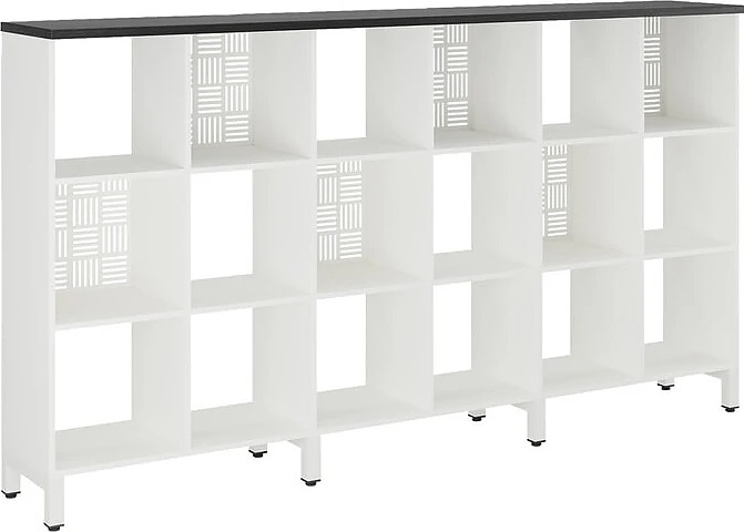 Стеллажная система КОБОР SQ-3Х6 white/wood