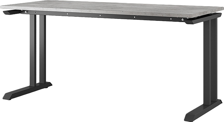 Стол офисный КОБОР L1-100/80 black/chicago