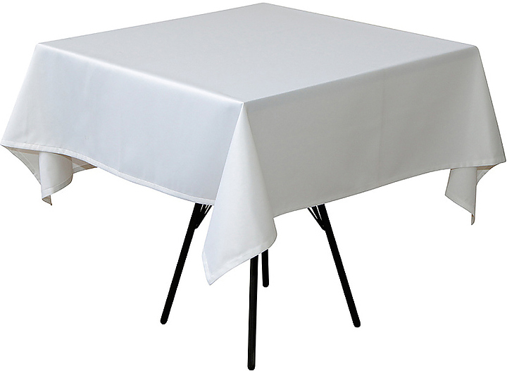Скатерть Клен Ричард 08С6-КВ 1346/010101 145х145 см белая (гладь)